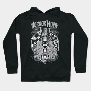 Horror Movie Night - Tarotvision (grey) Hoodie